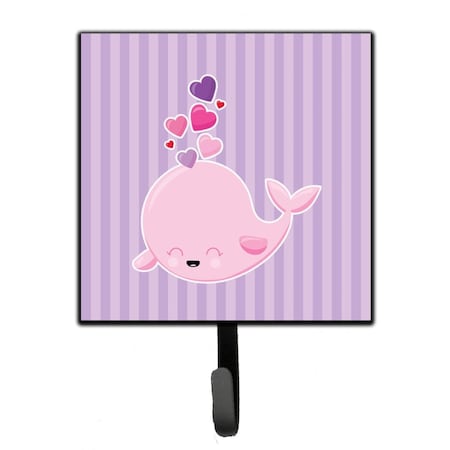 Carolines Treasures Pink Whale Leash or Key Holder BB7134SH4